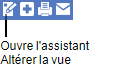 copie d'écran de l'icône Altérer la vue utilisée pour appeler l'Assistant Altérer la vue
