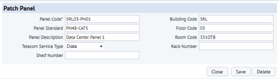 Edit a Telecom Asset