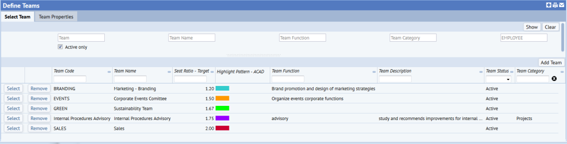 Define Teams Task