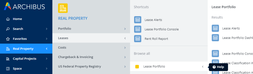 Using Archibus Help