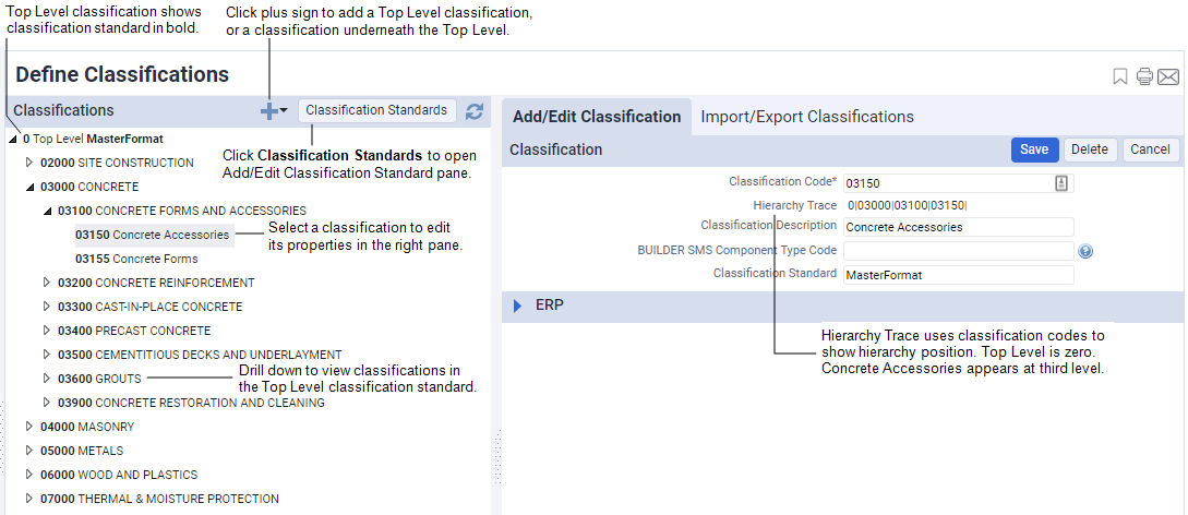 Check For Classification Classifications and Classification Standards: Overview