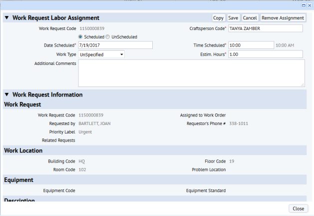 Labor Scheduler: Schedule Work