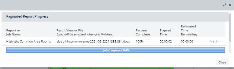 Continue Report Outputting Views to Word (Paginated Reports)